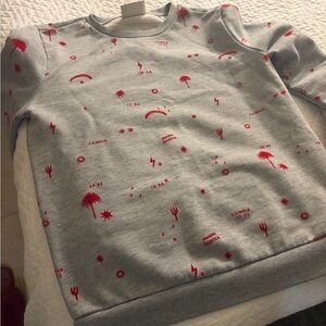 Scotch & Soda Sweatshirt with Red Accents
